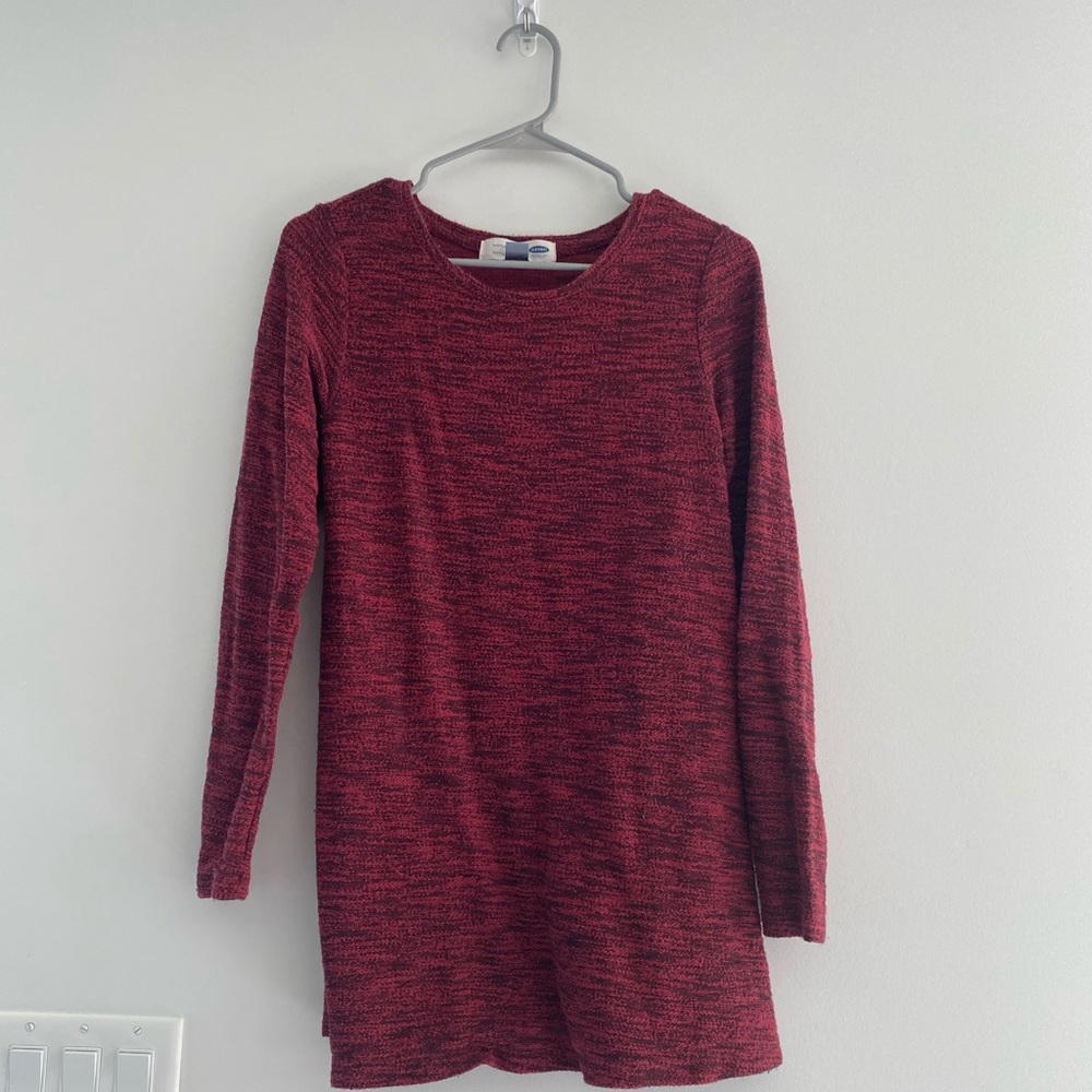 Maternity old navy pink top, size med